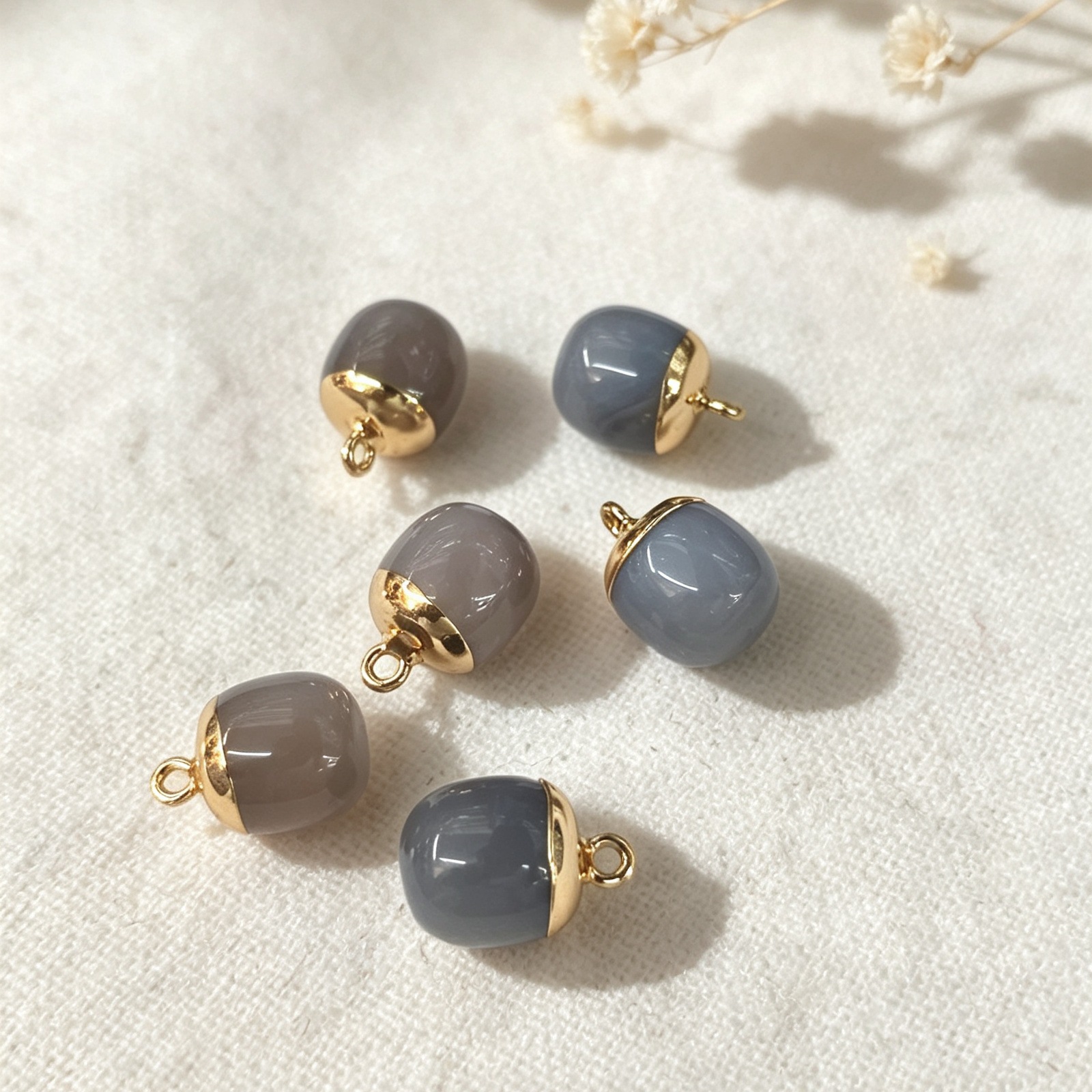 Gray agate 12*17mm