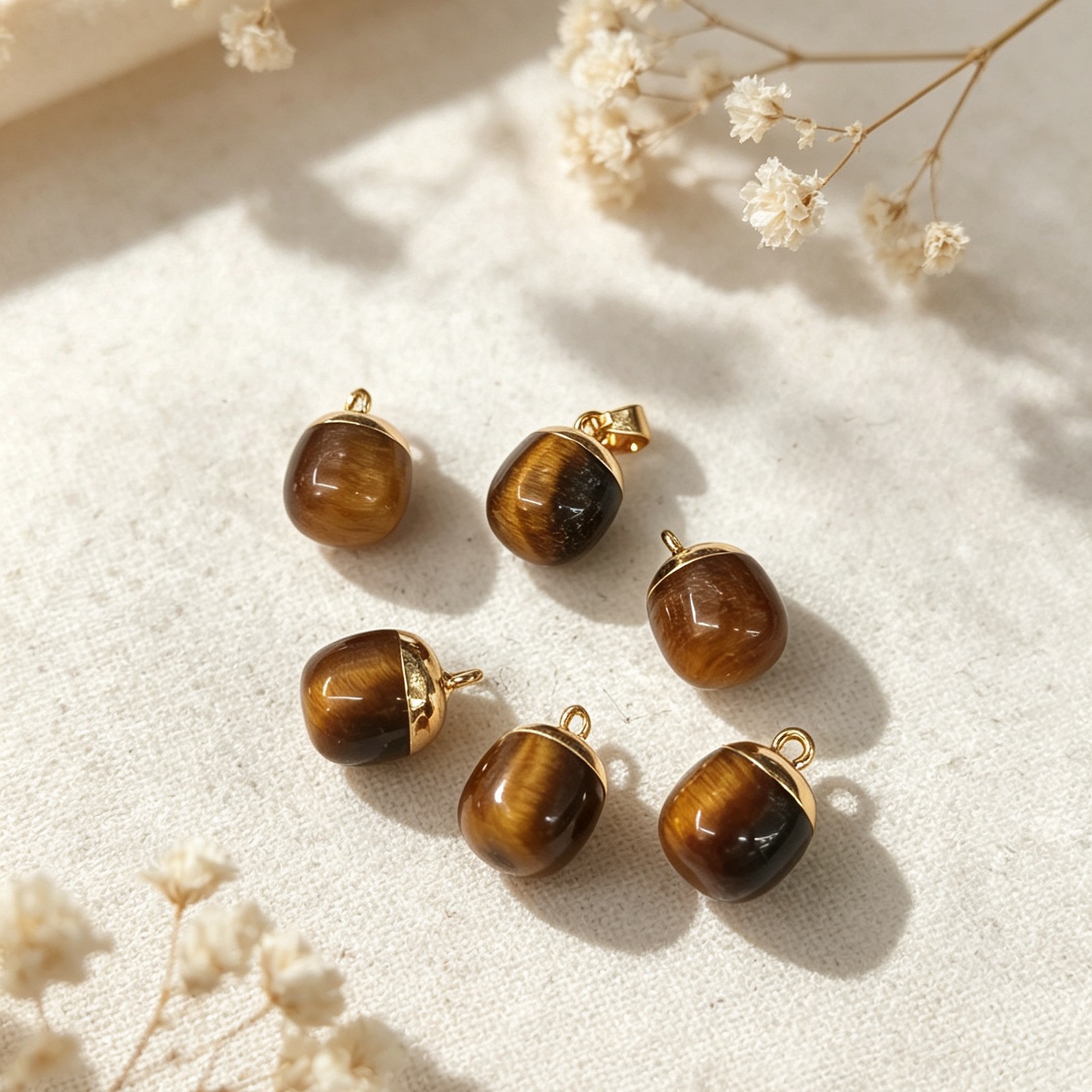 Tiger's Eye Stone 12*17mm