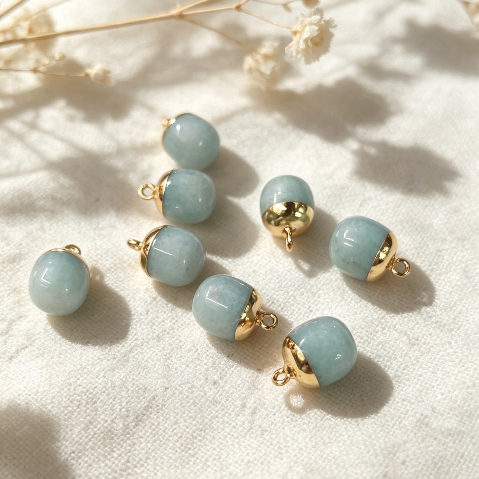 Imitation aquamarine 12*17mm