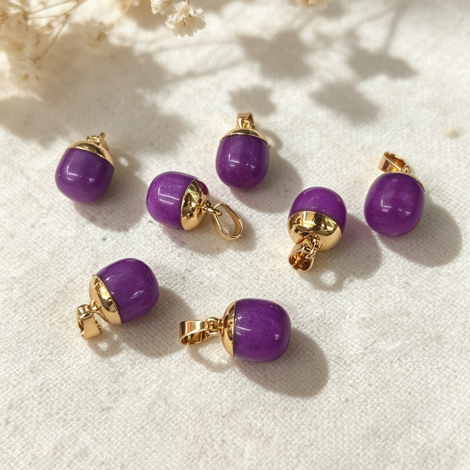 Purple Jade 12*17mm