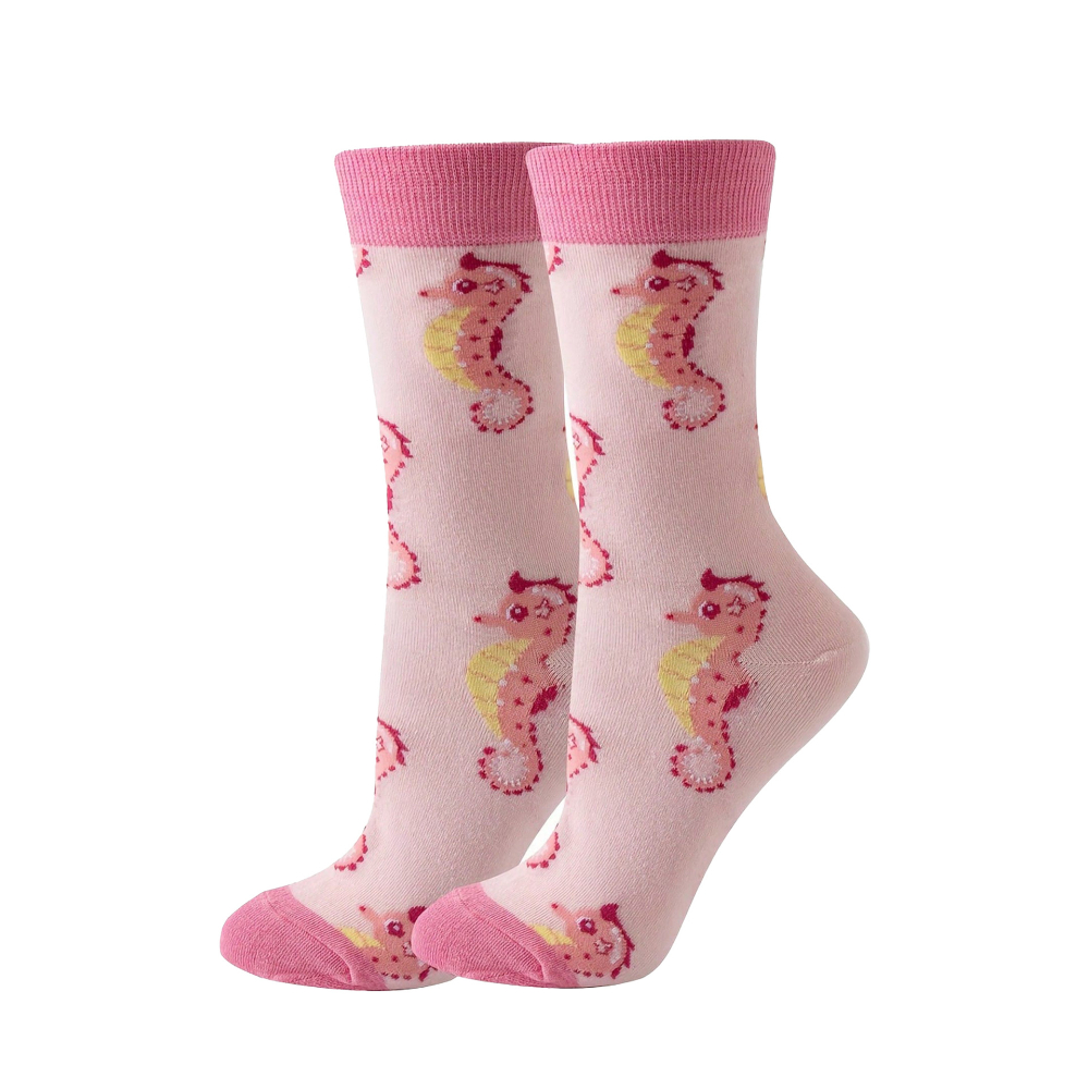 pink seahorse