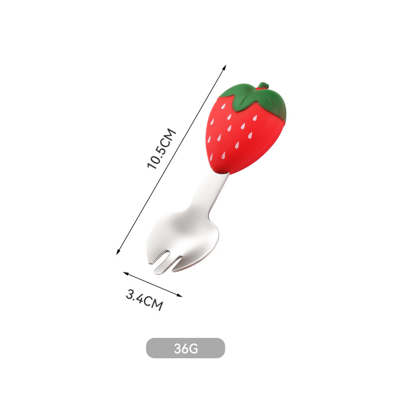 Red Strawberry-Single fork