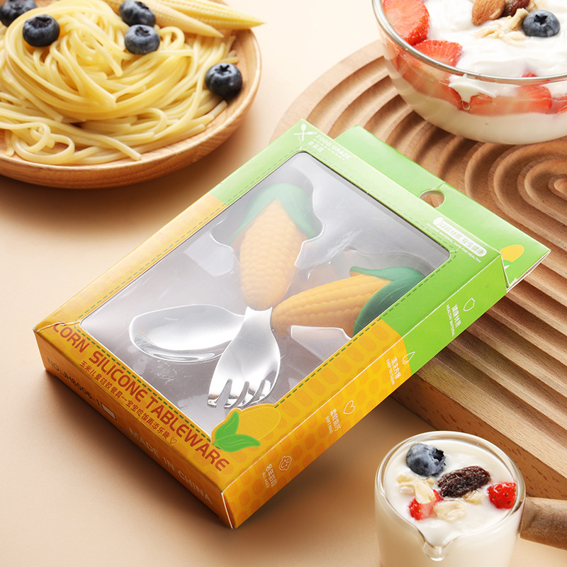 Corn Fork spoon suit [box packaging]]