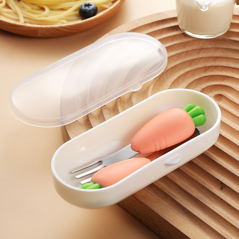 pink radish Fork spoon suit [transparent box packaging]]