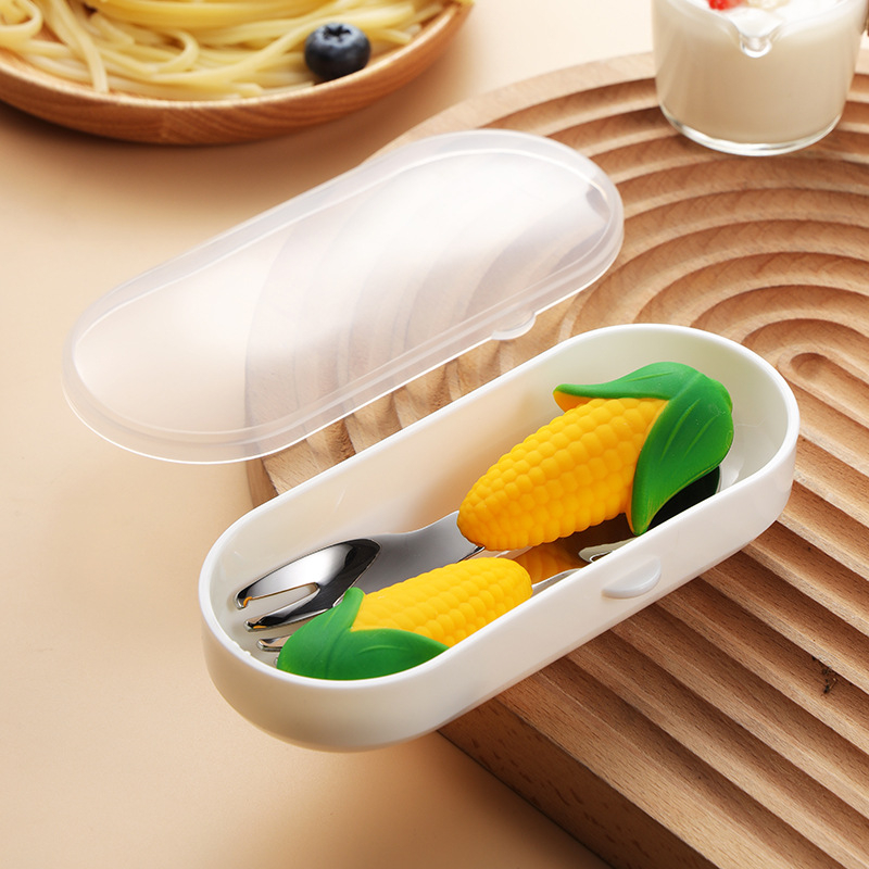 Corn Fork spoon suit [transparent box packaging]]
