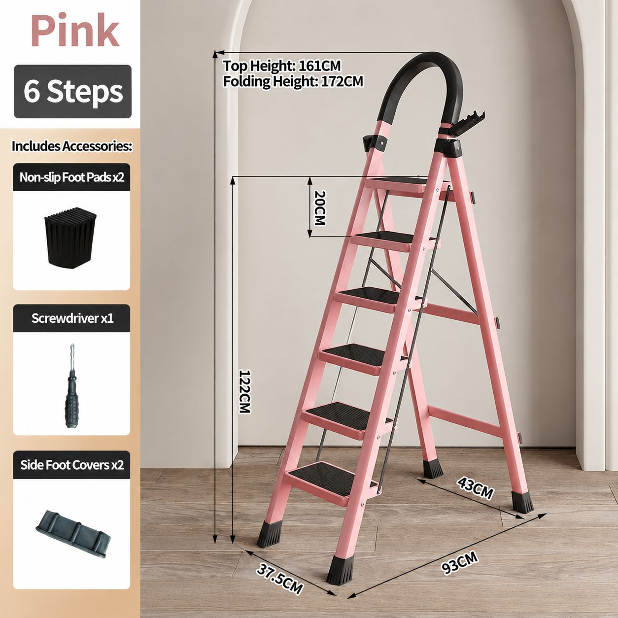pink 6-step