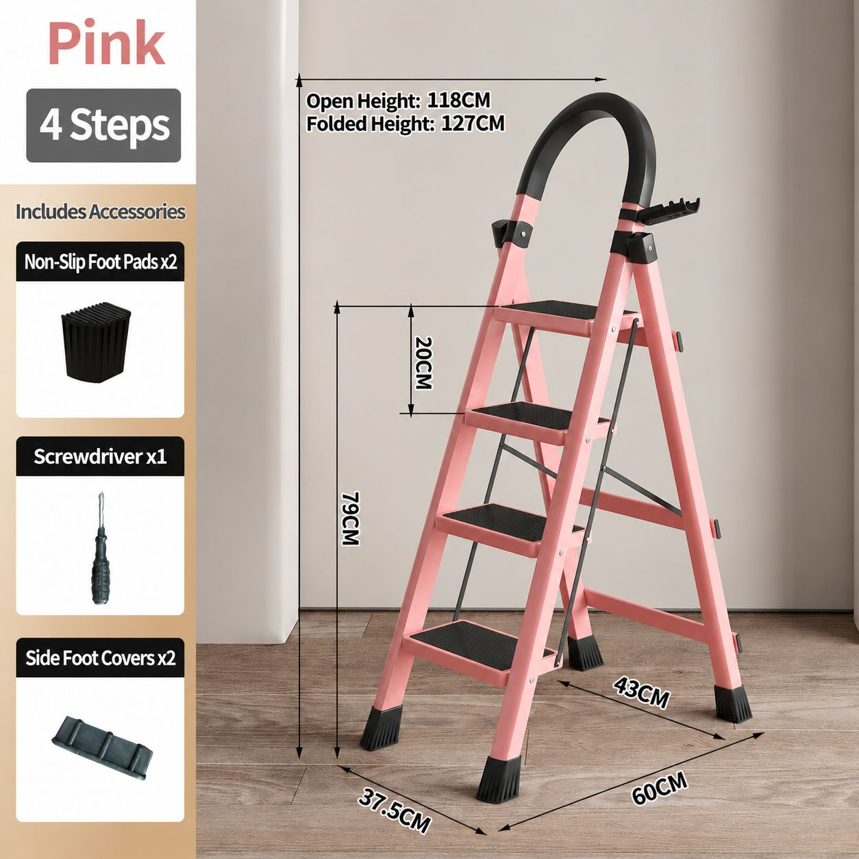pink 4-step