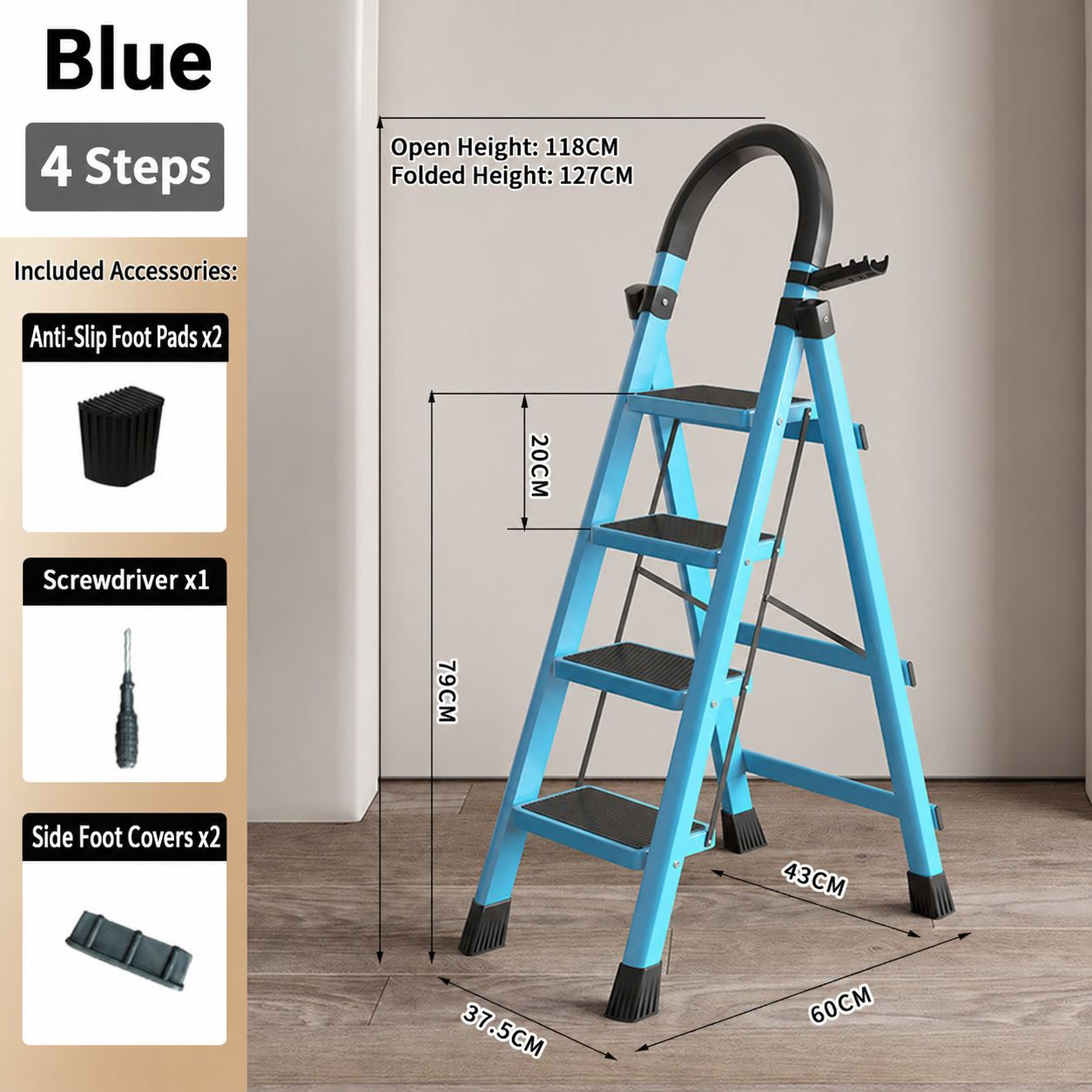 blue, 4-step