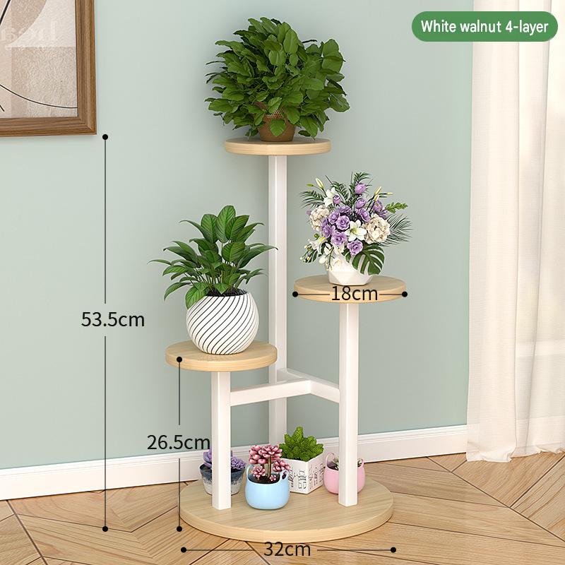 4 layers--white frame--natural wood grain