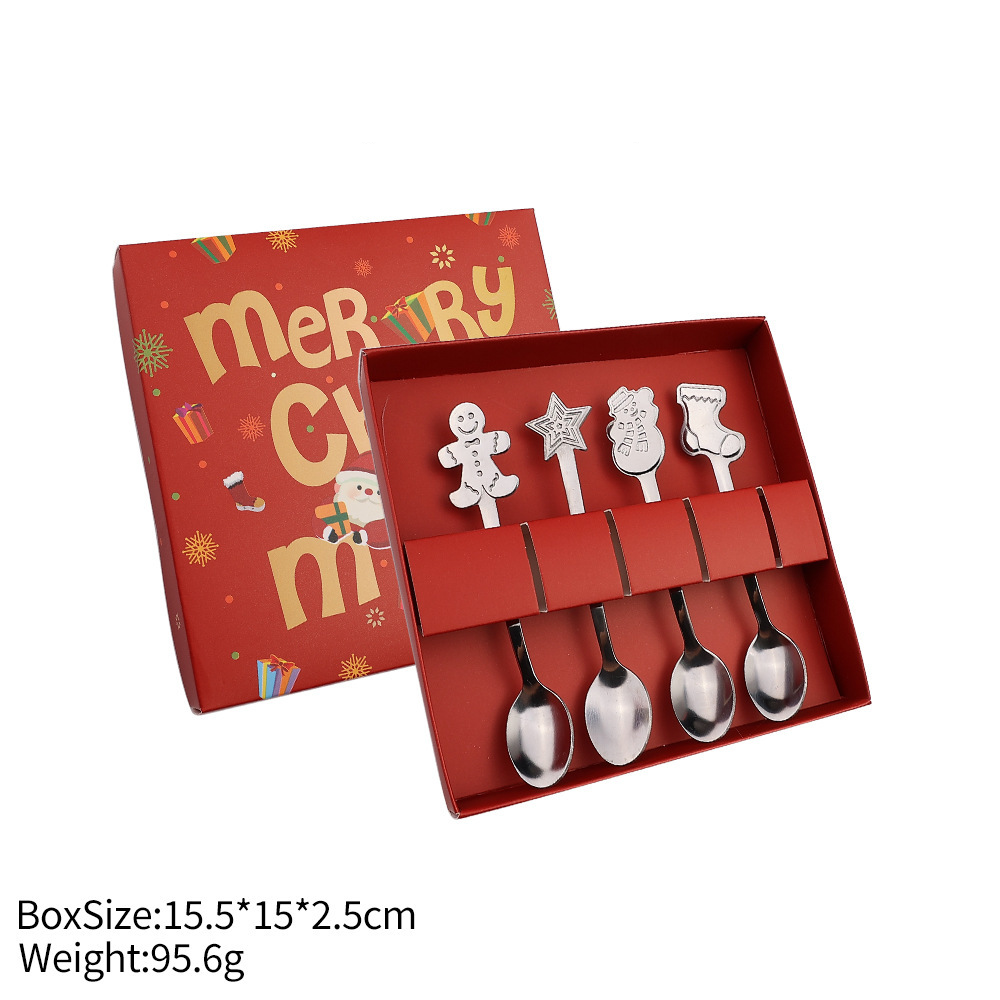 430 christmas four-piece set [gift box] [silver]