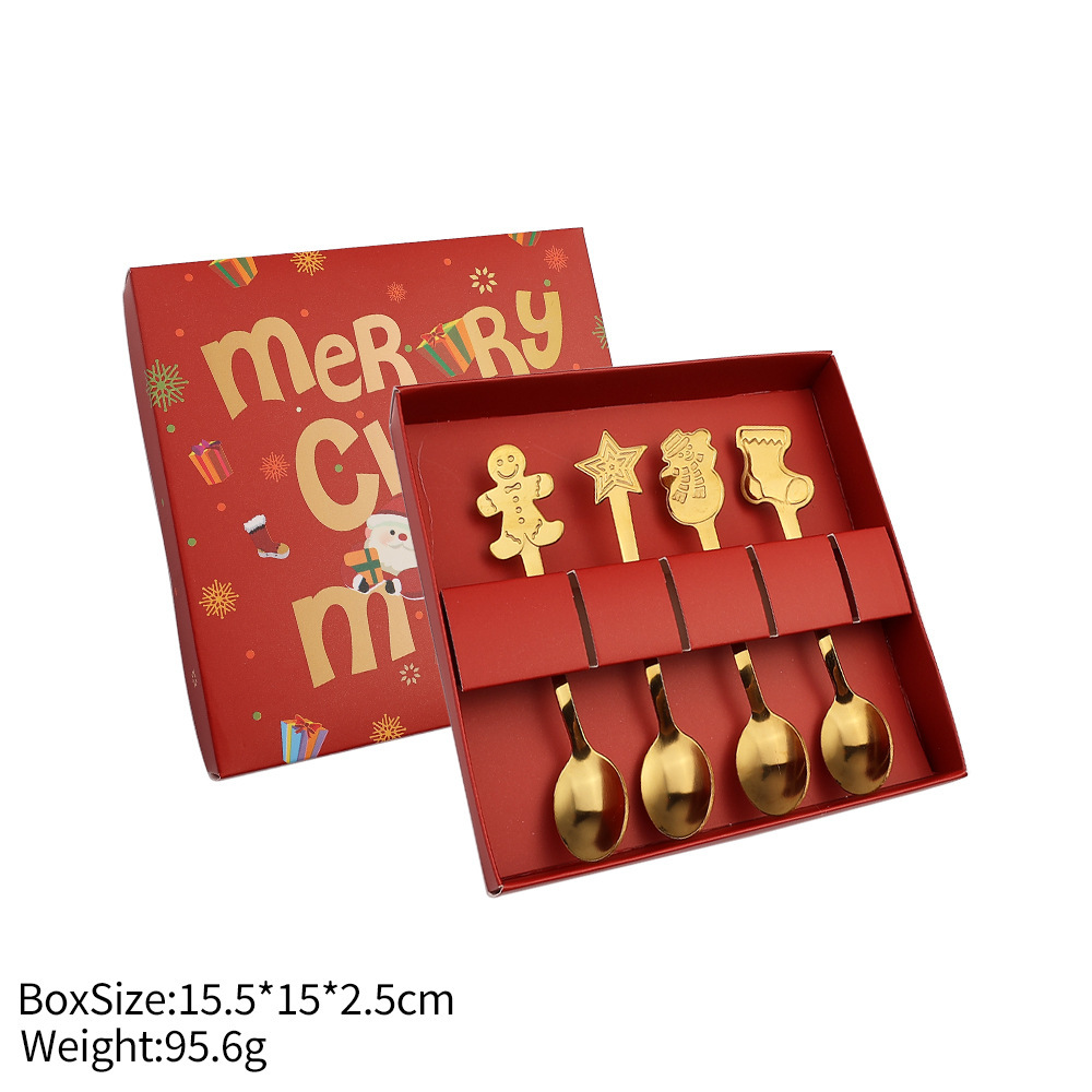 430 christmas four-piece set [gift box] [gold]