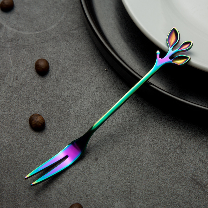 12cm leaves 2 forks - symphony [430 thick quality model]