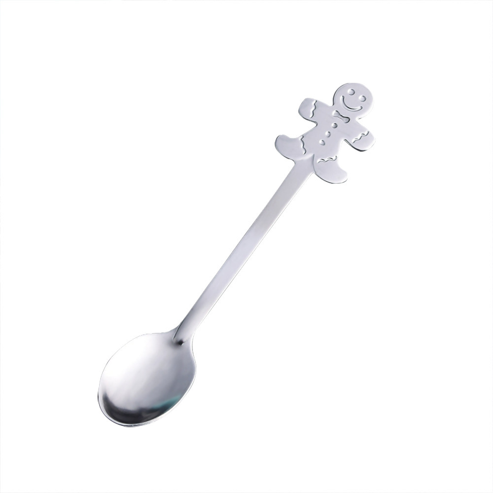 430 gingerbread man spoon [silver]
