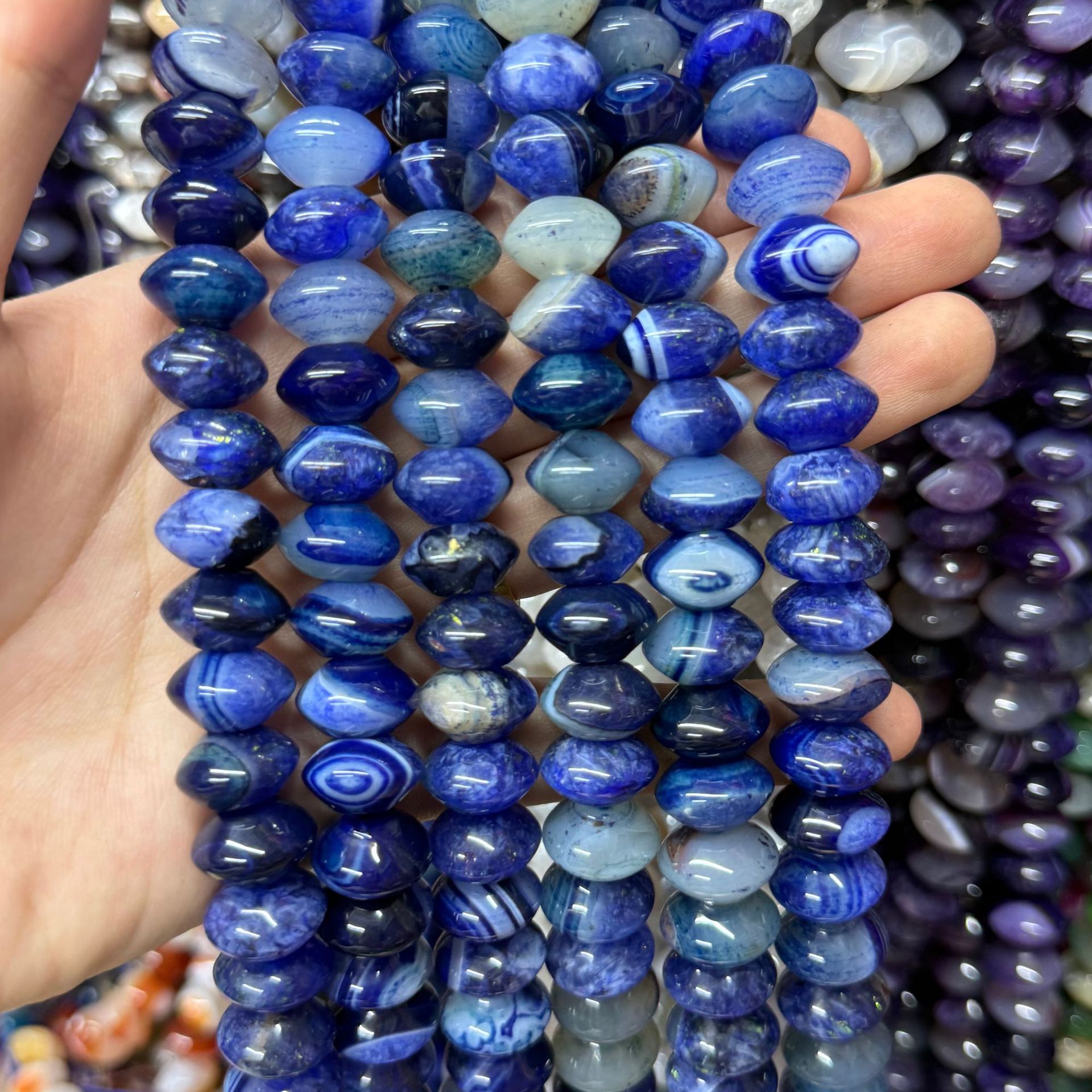 dark blue 14*7mm