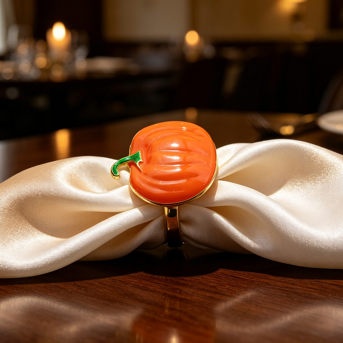 Pumpkin napkin ring