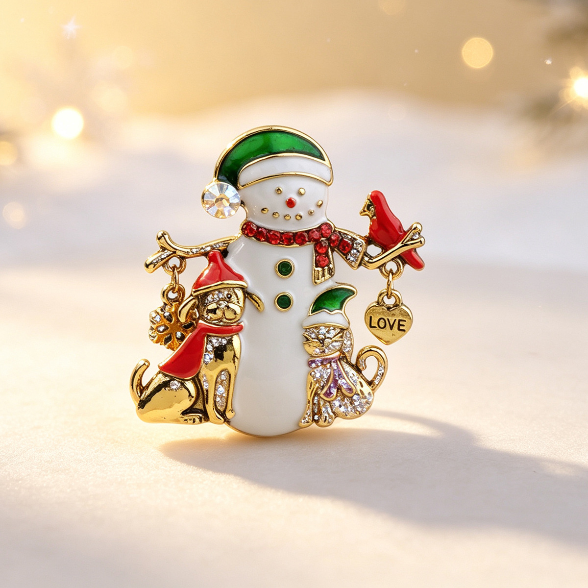 11:11 Velvet Winter Companion Brooch