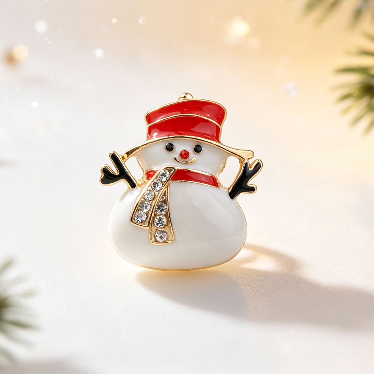 14:14 Cute Snowman Brooches