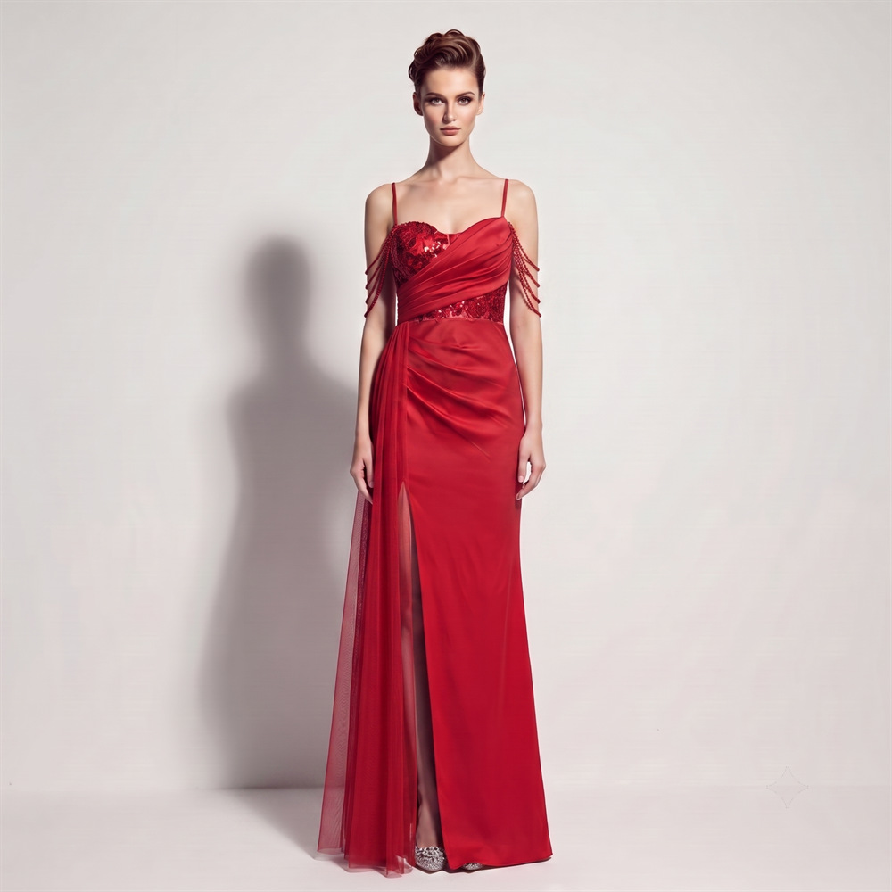 Bright red