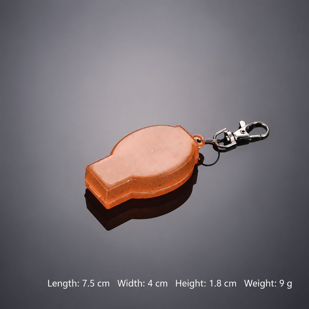 Orange camping carabiner storage box