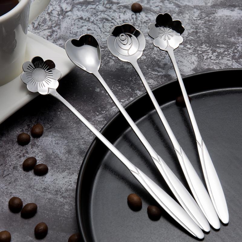 Long Handle-silver 4 Pack