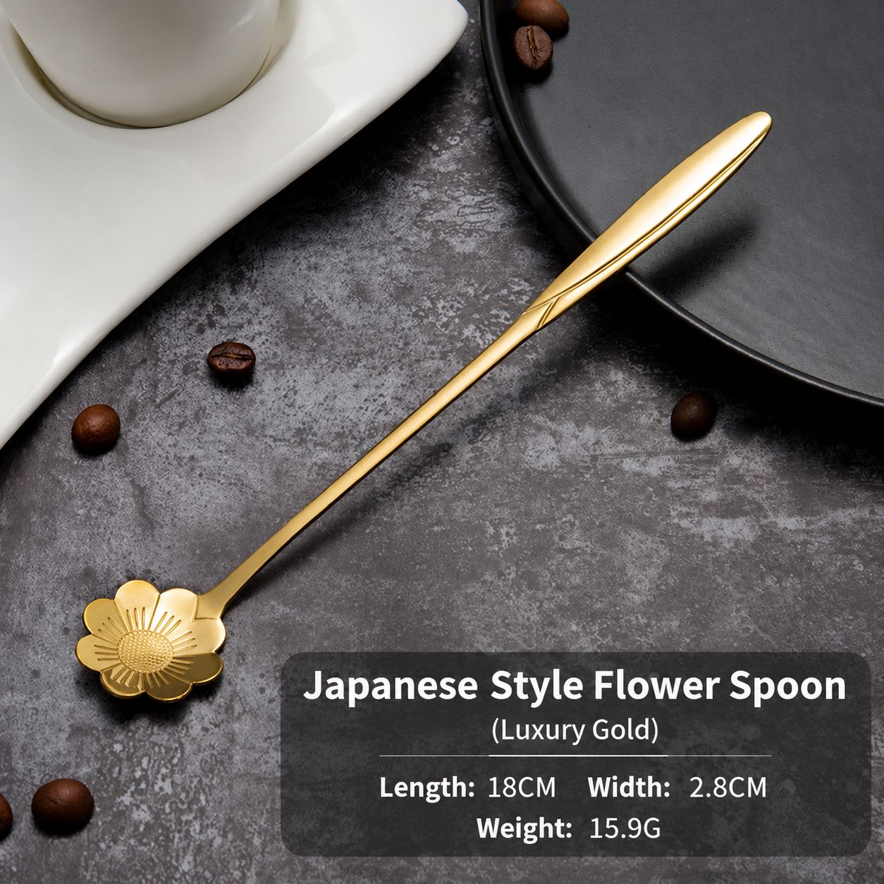 Long-Golden Cosmos Spoon