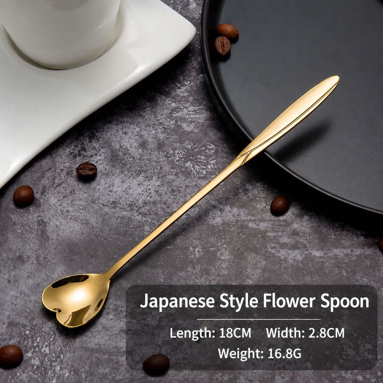 Long-golden love spoon