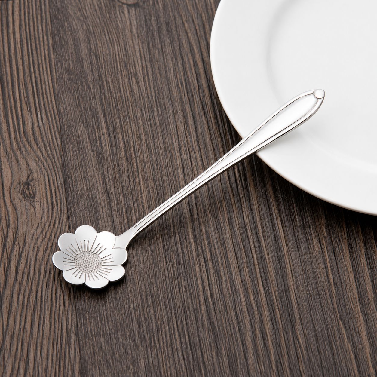 Short-silver Cosmos Spoon