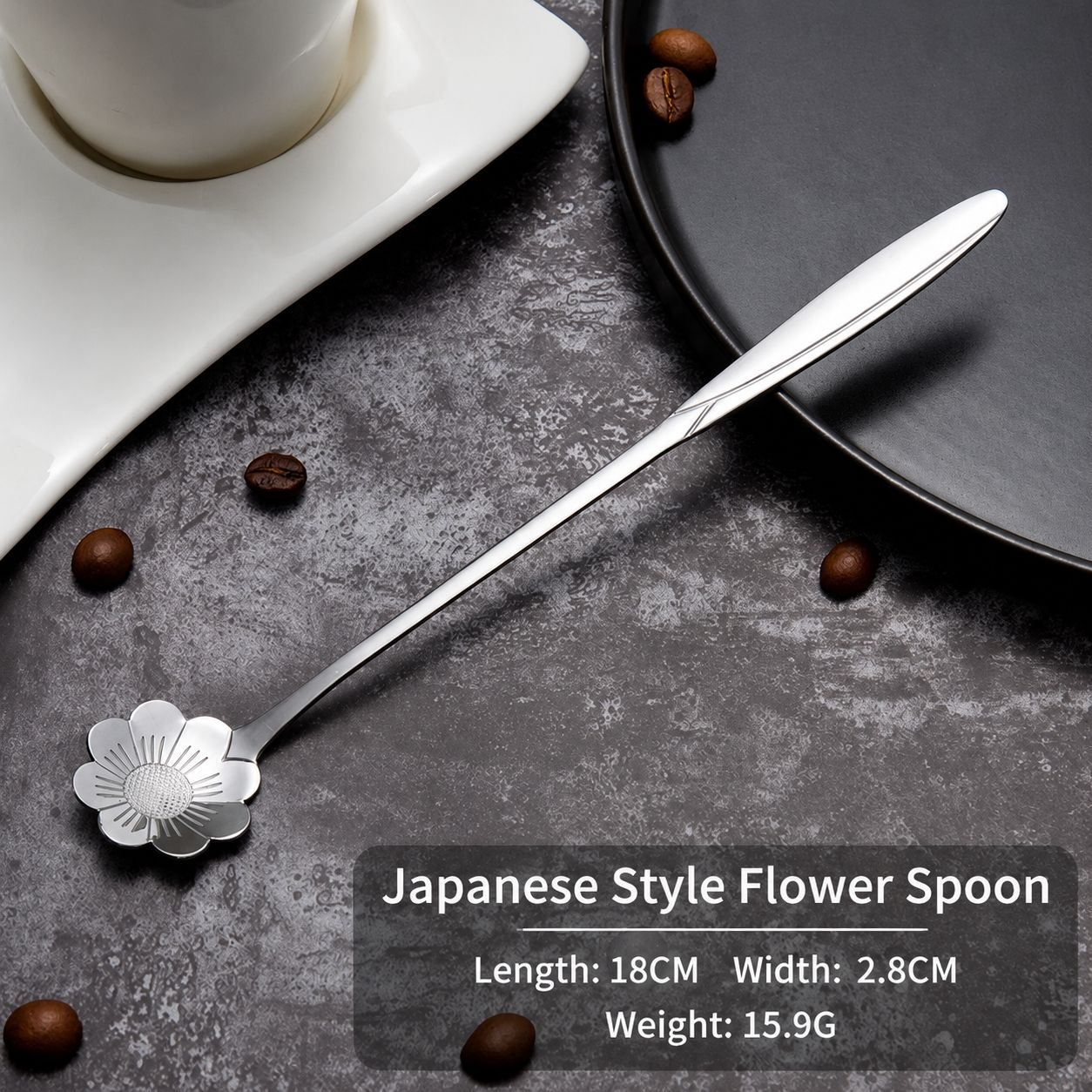 Long-silver Cosmos Spoon
