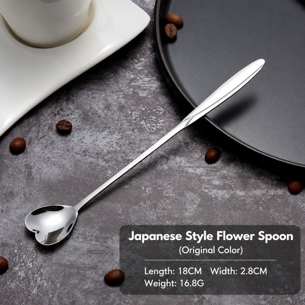 Long-silver love spoon