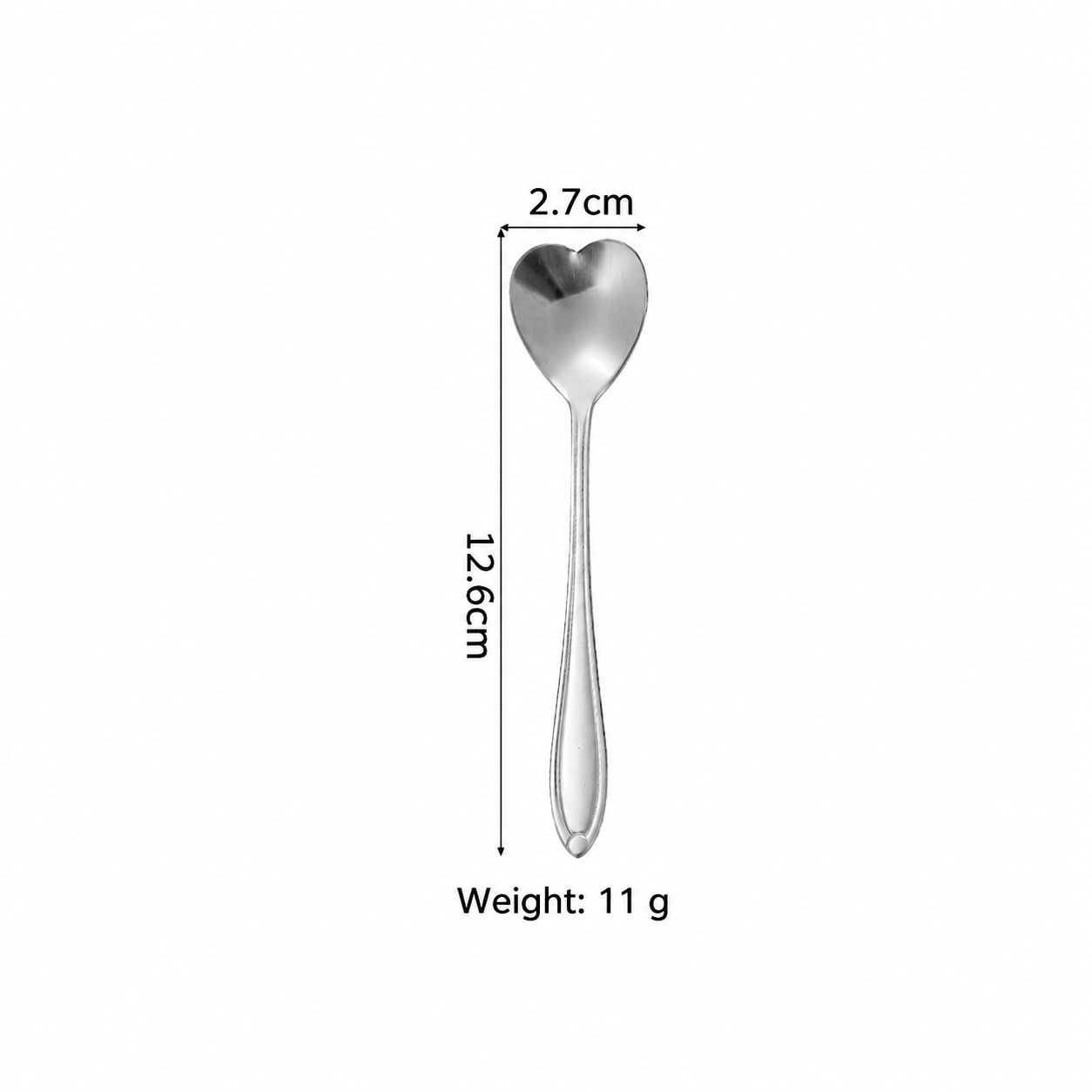 Water Throw Short-silver Love Spoon [No Bag]]