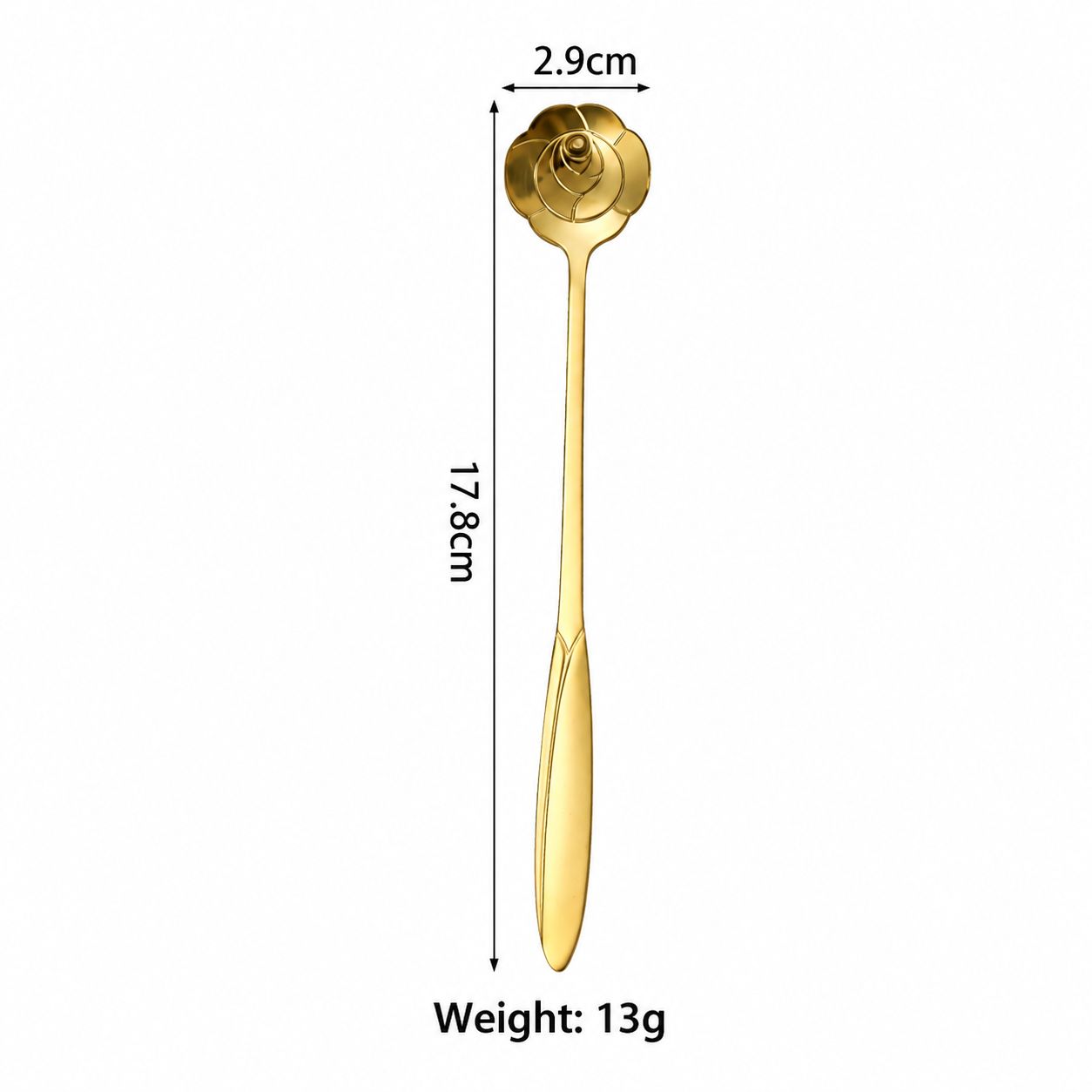 Water Throw Long-Golden Rose Spoon [No Bag]]