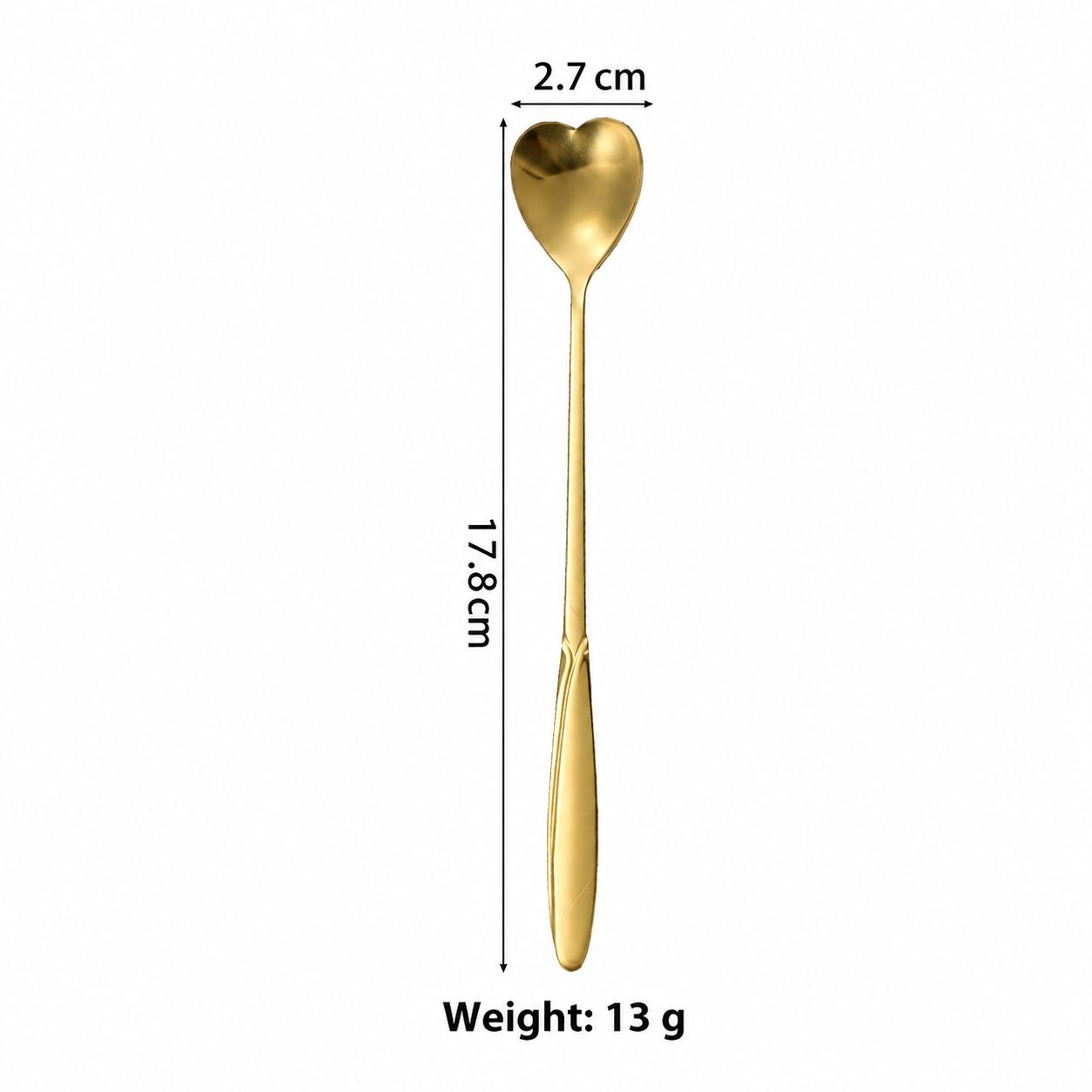 Water Throw Long-Golden Love Spoon [No Bag]]