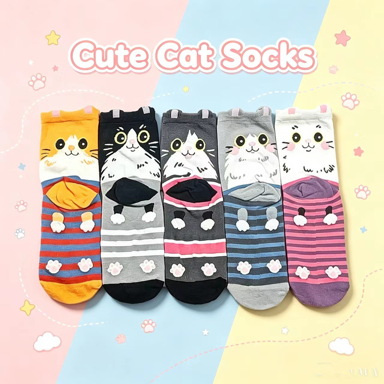 26 new big-eyed striped cat