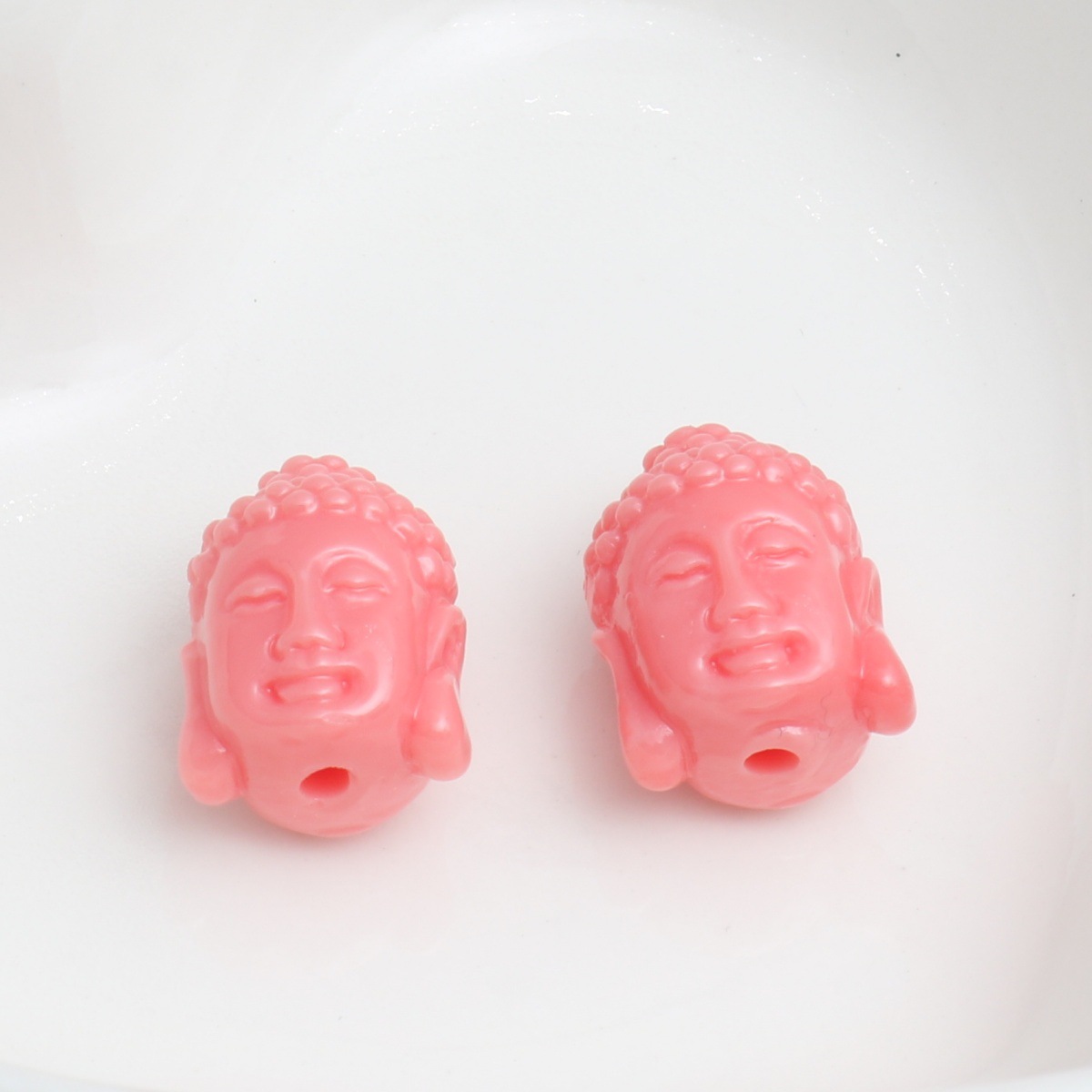 3:Watermelon red double-sided buddha head 10*13mm