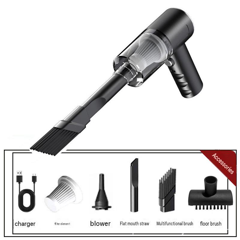 USB rechargeable [luxury model] dual-purpose car and home vacuum cleaner plus floor brush
