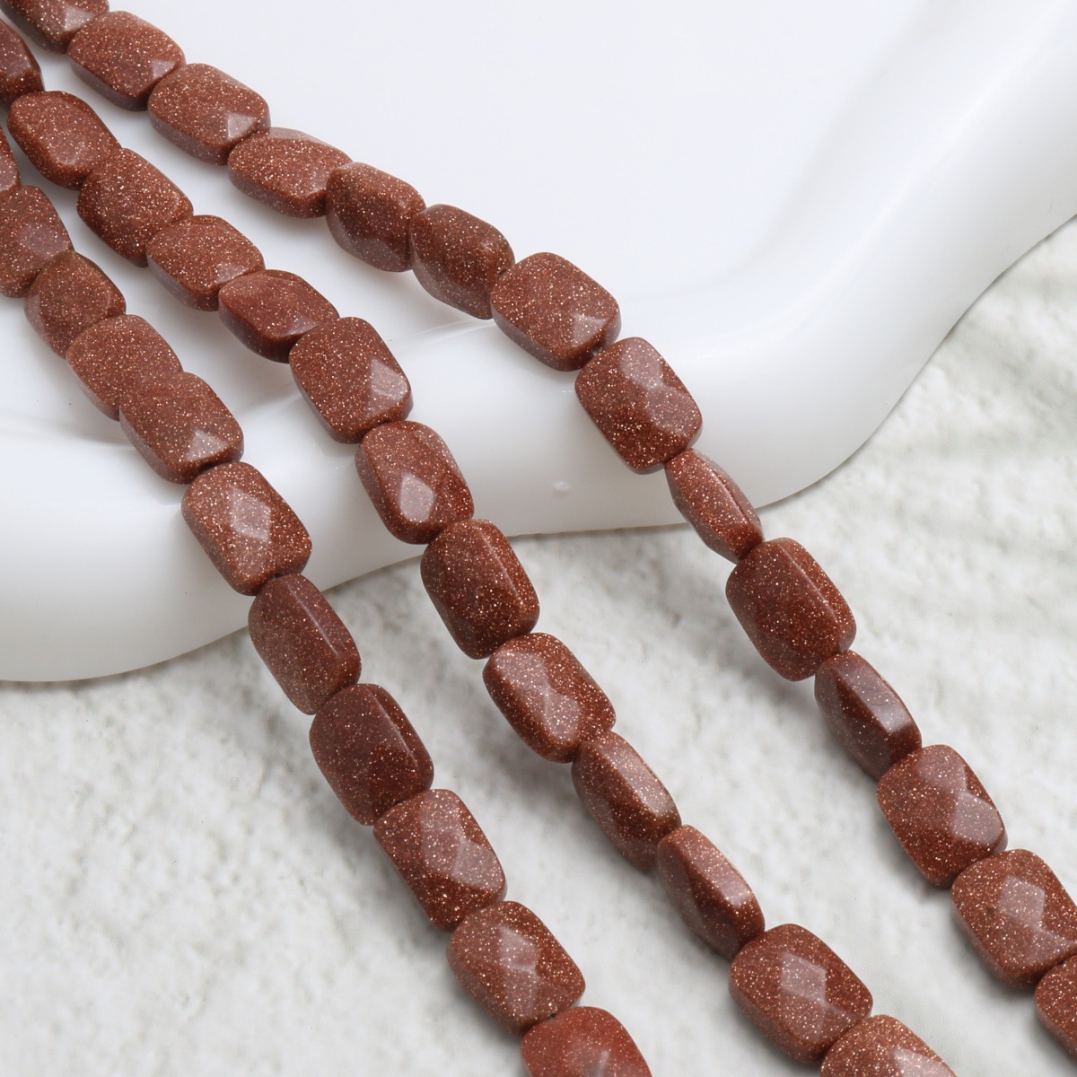 Goldstone 8*11mm/16pcs