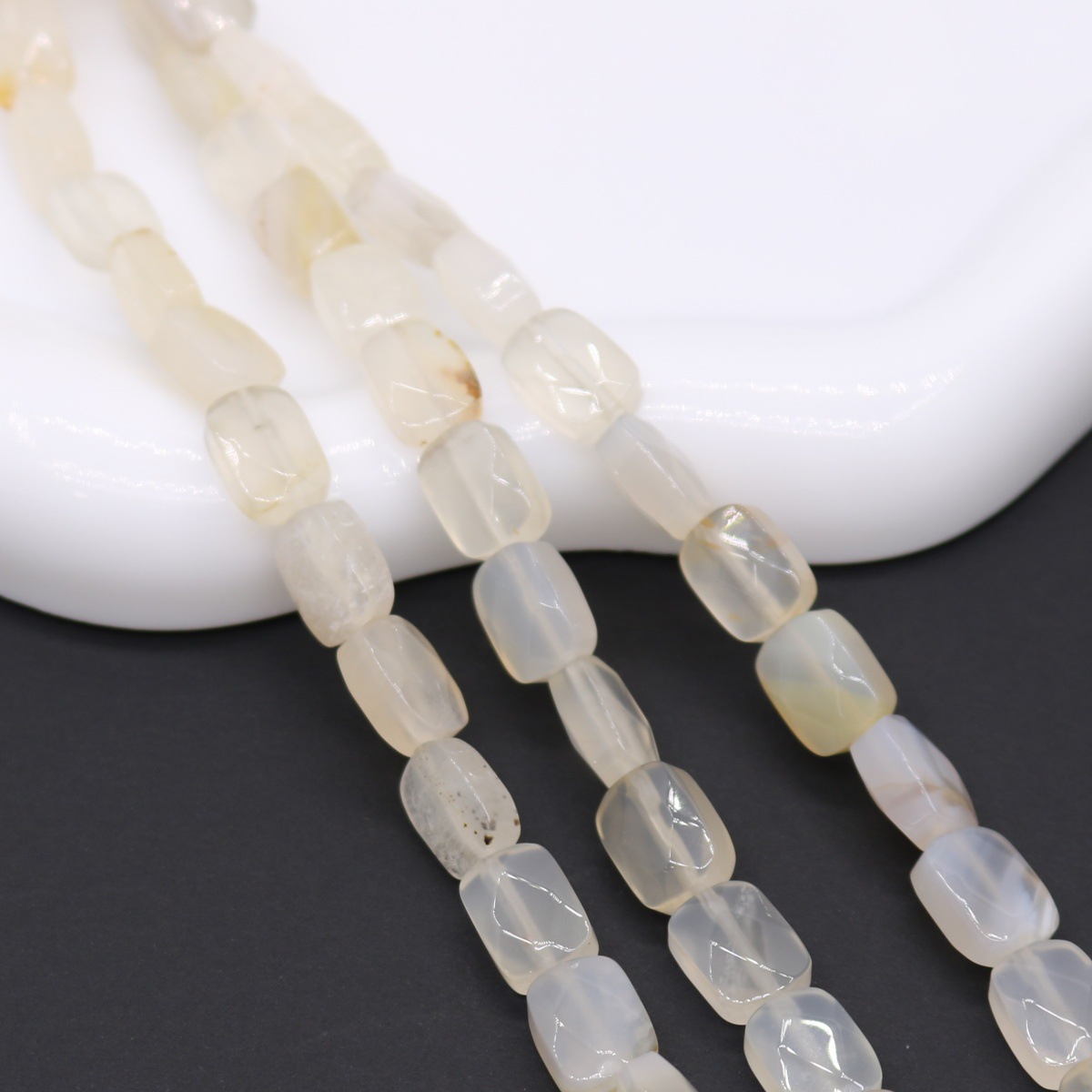white agate 12*16mm/12pcs