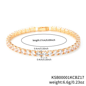 13:4.0KC Gold White Diamond 17cm