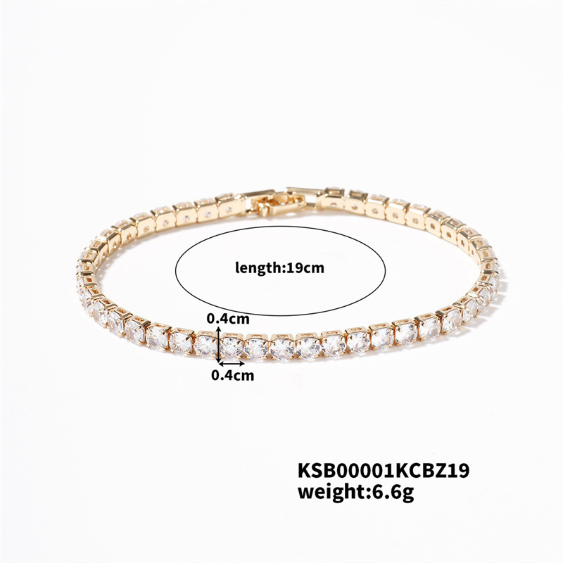 14:4.0KC Gold White Diamond 19cm