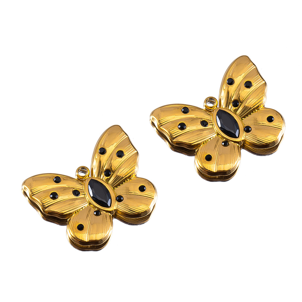6:Butterfly-black diamond-21x17mm