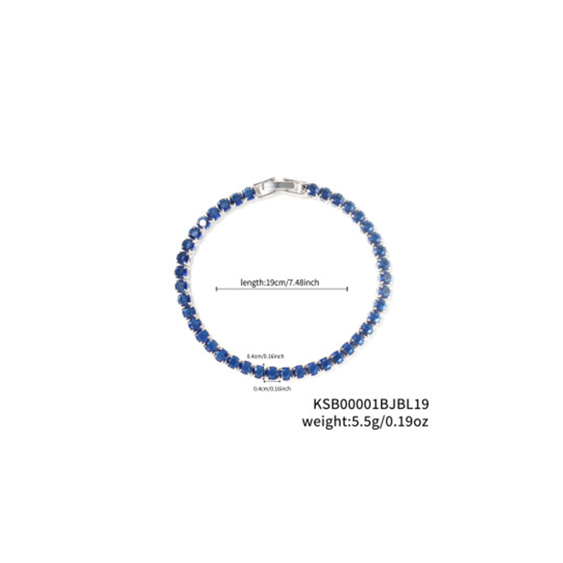 5:4.0 Platinum Blue Diamond-19cm