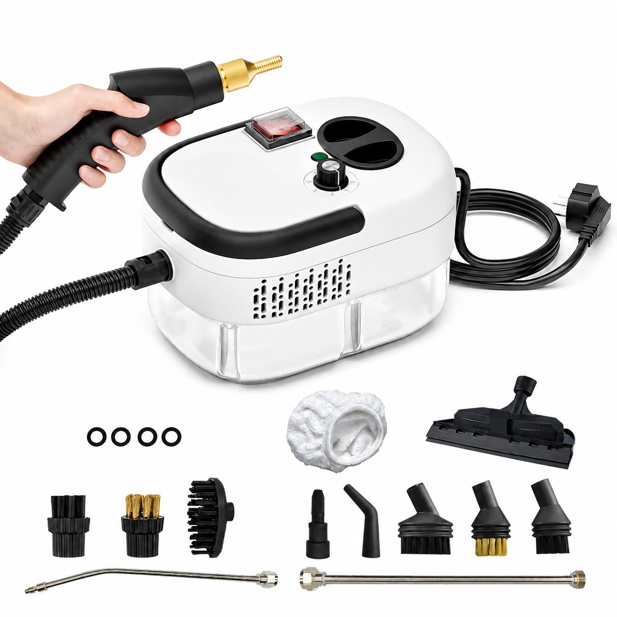 White-dual accessories set [1200ml water tank]