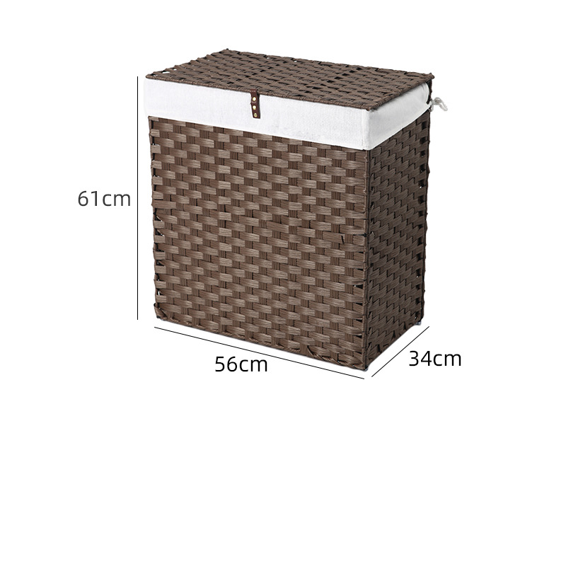 [large size] folding storage box-brown