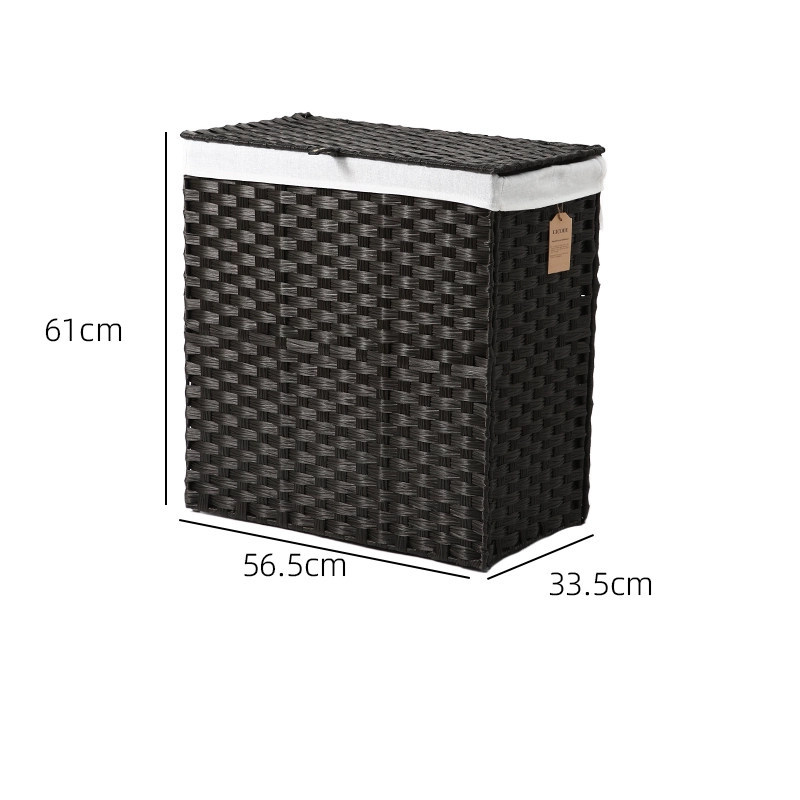 [large size] folding storage box-black