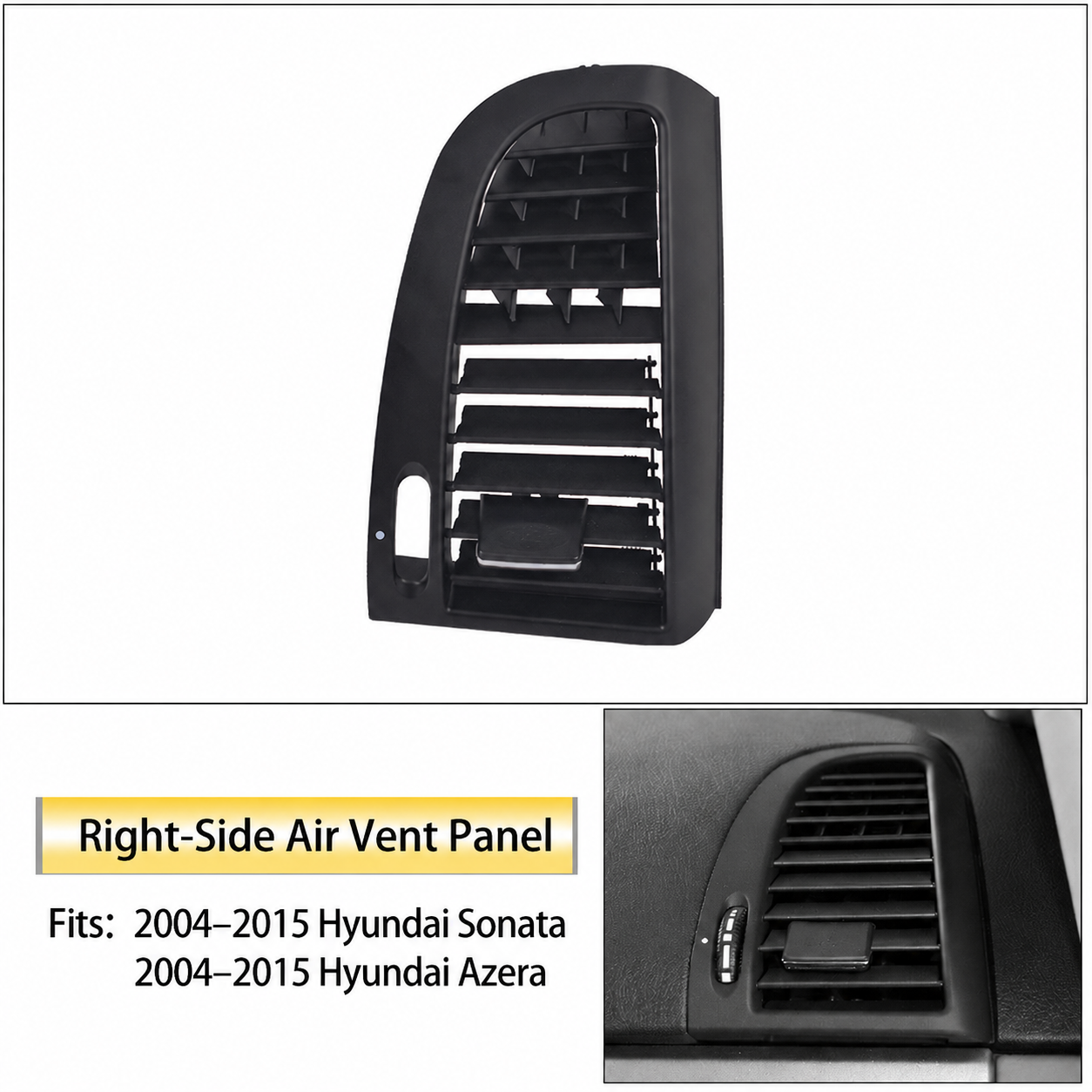 Right Air Outlet Panel