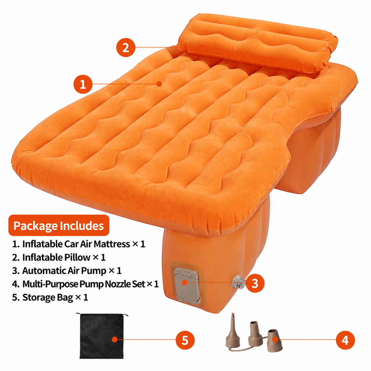 13086 Automatic Inflatable Version, Orange