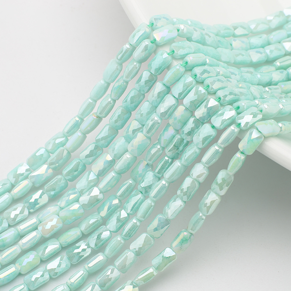 Aqua green 4x7mm