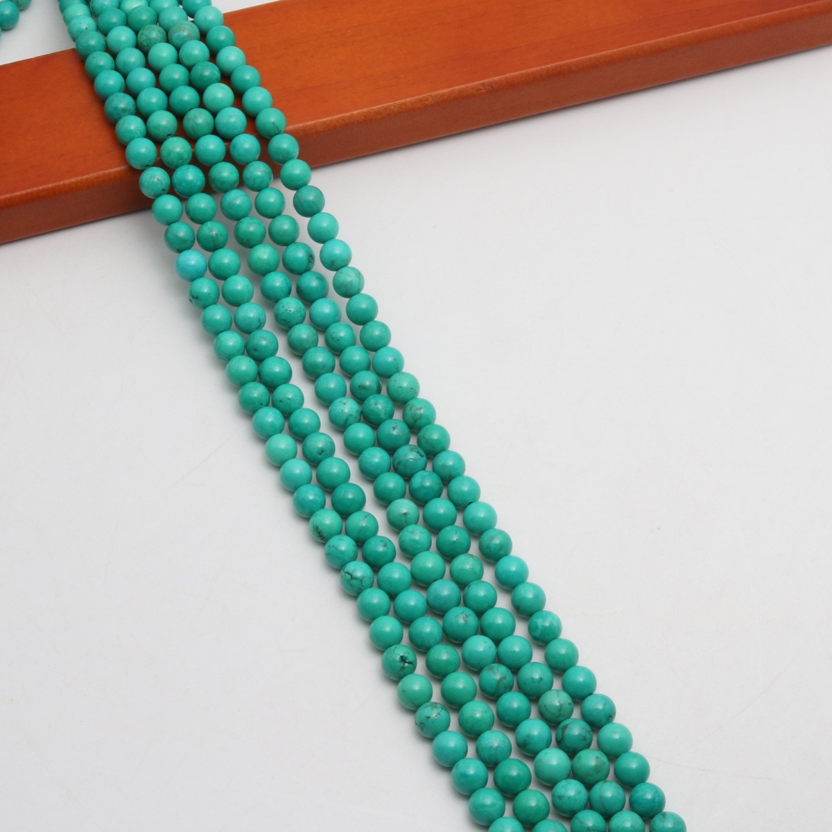 Cyan 6mm (61 Pc/Strand)