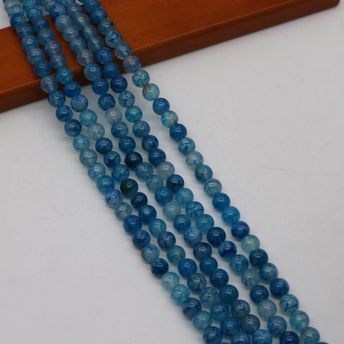 Blue 6mm (61 Pc/Strand)