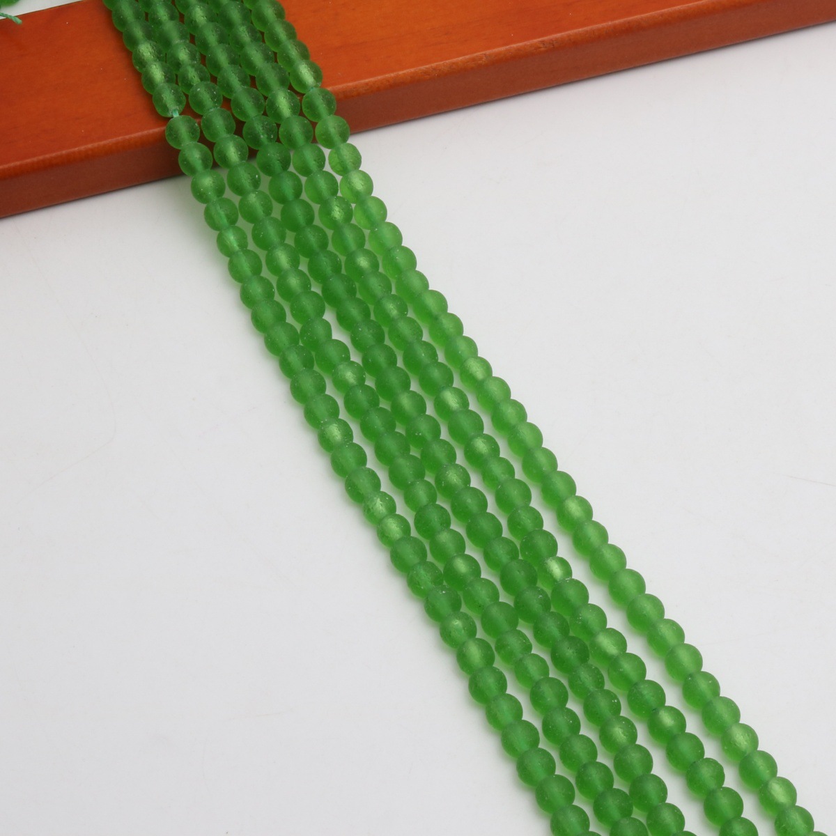 green 6mm  (about 61 Pc/Strand)